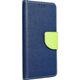 Kabury Fancy Book Etui KABURA FANCY BOOK Samsung Galaxy S22 Plus Granatowy Limonkowy Case 10009920 5903396133725