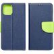Kabury Fancy Book Etui KABURA FANCY BOOK Samsung Galaxy S22 Plus Granatowy Limonkowy Case 10009920 5903396133725
