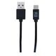 Kabel USB 2GO USB-A - USB-C 1 m Czarny (795782) 10034973 4010425957823