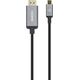 Kabel USB Manhattan USB-C - HDMI 2 m Czarny (153607) 10035027 766623153607
