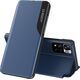 Clear View Eco Leather View Case elegancki futerał etui z klapką i funkcją podstawki Poco M4 Pro 5G niebieski 10063561 9145576241448