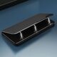 Clear View Eco Leather View Case elegancki futerał etui z klapką i funkcją podstawki Poco M4 Pro 5G niebieski 10063561 9145576241448