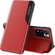 Clear View Eco Leather View Case elegancki futerał etui z klapką i funkcją podstawki Xiaomi Poco X4 NFC 5G czerwony 10063562 9145576241400