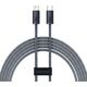 Kabel USB Baseus USB-C - Lightning 2 m Szary (CALD000116) 10065013 6932172605841