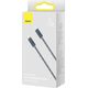 Kabel USB Baseus USB-C - Lightning 2 m Szary (CALD000116) 10065013 6932172605841