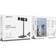 Stojak Acefast Acefast teleskopowy uchwyt do telefonu i tabletu (135-230mm szer.) na biurko 360 czarny (E4 black) 10065287 6974316280378