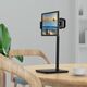Stojak Acefast Acefast teleskopowy uchwyt do telefonu i tabletu (135-230mm szer.) na biurko 360 czarny (E4 black) 10065287 6974316280378