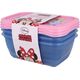 Minnie Mouse Minnie Mouse - Zestaw pojemników na żywność 540 ml (3 szt.) 10074691 8412497111053