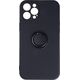 TelForceOne TelForceOne Nakładka Finger Grip do iPhone 12 Pro 6,1" czarna 10108895 5900495939401