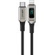 Kabel USB Acefast USB-C - Lightning 1.2 m Srebrny (6974316281047) 10119017 6974316281047