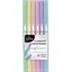 Derform Flamastry dwustronne pastelowe 6 kolorów KIDEA 10165554 5901130090020