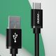Kabel USB Dudao USB-A - USB-C 1 m Czarny (6973687242273) 10179462 6973687242275