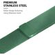 Crong Pasek ze stali nierdzewnej Crong Milano Steel do Apple Watch 42/44/45 mm zielony 10182791 5904310701327