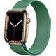 Crong Pasek ze stali nierdzewnej Crong Milano Steel do Apple Watch 42/44/45 mm zielony 10182791 5904310701327