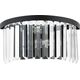 Kinkiet Nowodvorski Lampa ścienna glamour Cristal 7633 kinkiet czarny przezroczysty 10360791 5903139763394