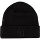 New Era New Era New York Yankees Cuff Hat 12122729 Czarne OSFM 10405626 193650537863