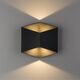 Kinkiet Nowodvorski Kinkiet LAMPA loft TRIANGLES LED 8142 Nowodvorski metalowa OPRAWA geometryczna LED 10W 3000K elewacyjna IP54 czarna 10412348 5903139814294