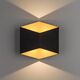 Kinkiet Nowodvorski Kinkiet LAMPA loft TRIANGLES LED 8142 Nowodvorski metalowa OPRAWA geometryczna LED 10W 3000K elewacyjna IP54 czarna 10412348 5903139814294