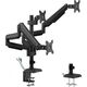 Ergo Office Uchwyt biurkowy na 3 monitory 17" - 30" (ER-408B) 10484931 5902211119685
