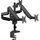 Ergo Office Uchwyt biurkowy na 3 monitory 17" - 30" (ER-408B) 10484931 5902211119685
