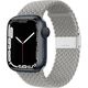 Crong Crong Wave Band Pleciony pasek do Apple Watch 38/40/41 mm (jasny szary) 10506254 5904310701532