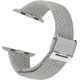Crong Crong Wave Band Pleciony pasek do Apple Watch 38/40/41 mm (jasny szary) 10506254 5904310701532