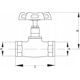 Hydroland ZAWÓR PRZELOT. WODNY ŻELIWNY 1/2" HYDROLAND // ZPŻ.H.15 10587686 5900308746622