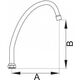 Wylewka Hydroland do baterii kuchennej chrom (W16Z250) 10587815 5900308733509