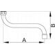 Wylewka Hydroland WYLEWKA 1/2" L-250MM S B // WL.S-250.B 10587824 5900308733400