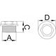 Hydroland KOREK GRZEJNIKOWY 1" LEWY PEŁNY BIAŁY // G.KB.1L. 10588603 5900308734865