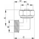 Hydroland PEX.K.GZ16X3/4 KOLANO 16X3/4 PEX SKRĘCANE // PX-R.KOGZ.16X3/4 10589973 5900308747971