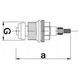 Hydroland GŁOWICA DO BATERII 1/2" DLA NAKRĘTKI CHŁOPAK // GŁ.S.1/2.C-H 10599851 5900308730546