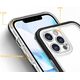 Hurtel Clear 3in1 etui do iPhone 12 Pro Max żelowy pokrowiec z ramką czarny 10757580 9145576242421