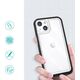 Hurtel Clear 3in1 etui do iPhone 13 mini żelowy pokrowiec z ramką czarny 10757581 9145576242452
