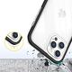 Hurtel Clear 3in1 etui do iPhone 12 Pro żelowy pokrowiec z ramką czarny 10757587 9145576242391