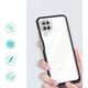 Hurtel Clear 3in1 etui do Samsung Galaxy A22 4G żelowy pokrowiec z ramką czarny 10757590 9145576242636
