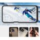 Hurtel Clear 3in1 etui do Samsung Galaxy A22 4G żelowy pokrowiec z ramką czarny 10757590 9145576242636