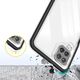 Hurtel Clear 3in1 etui do Samsung Galaxy A22 4G żelowy pokrowiec z ramką czarny 10757590 9145576242636