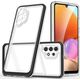Hurtel Clear 3in1 etui do Samsung Galaxy A32 5G żelowy pokrowiec z ramką czarny 10757591 9145576242698