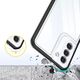 Hurtel Clear 3in1 etui do Samsung Galaxy S21+ 5G (S21 Plus 5G) żelowy pokrowiec z ramką czarny 10757595 9145576242841