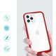 Hurtel Clear 3in1 etui do iPhone 11 Pro Max żelowy pokrowiec z ramką czerwony 10757612 9145576242322