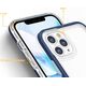 Hurtel Clear 3in1 etui do iPhone 11 Pro Max żelowy pokrowiec z ramką niebieski 10757614 9145576242315