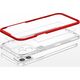 Hurtel Clear 3in1 etui do iPhone 12 żelowy pokrowiec z ramką czerwony 10757617 9145576242384
