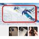 Hurtel Clear 3in1 etui do iPhone 12 Pro Max żelowy pokrowiec z ramką czerwony 10757618 9145576242445