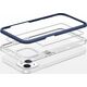 Hurtel Clear 3in1 etui do iPhone 13 żelowy pokrowiec z ramką niebieski 10757620 9145576242490