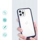 Hurtel Clear 3in1 etui do iPhone 12 Pro żelowy pokrowiec z ramką niebieski 10757622 9145576242407