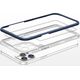 Hurtel Clear 3in1 etui do iPhone 12 Pro żelowy pokrowiec z ramką niebieski 10757622 9145576242407