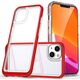 Hurtel Clear 3in1 etui do iPhone 13 mini żelowy pokrowiec z ramką czerwony 10757623 9145576242476