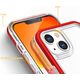Hurtel Clear 3in1 etui do iPhone 13 mini żelowy pokrowiec z ramką czerwony 10757623 9145576242476
