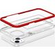 Hurtel Clear 3in1 etui do iPhone 13 mini żelowy pokrowiec z ramką czerwony 10757623 9145576242476